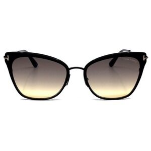 New! Tom Ford Faryn TF843 01B 56/19/140 Sunglasses  Authentic